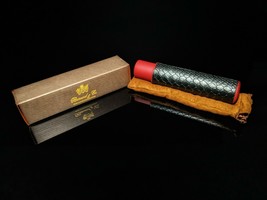 Brizard and Co Black  Python Pattern and Red Leather cigar tube holder - £183.85 GBP