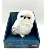 Universal Studios Harry Potter Hedwig Snowy Owl Shoulder Plush Sound &amp; M... - £71.65 GBP