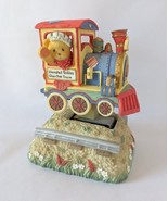 1997 Enesco 331465 Cherished Teddies Choo-Choo Train Bear Musical &quot;Toyland&quot; - £15.52 GBP