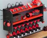 Power Tool Organizer With Charging Station, Built In 8 Outlet Power Stri... - $172.99