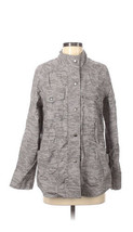 Eddie Bauer Snap Front &quot;Shacket&quot; Shirt Jacket Women’s Size Small Gray Camo - £29.20 GBP