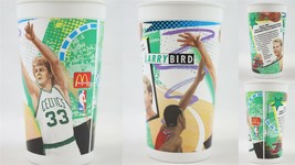 VINTAGE 1993 McDonald&#39;s Coke Larry Bird Celtics Large Plastic Cup  - £11.66 GBP