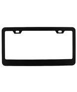 Black Metal Two Hole Wide Bottom Style Car Truck Universal License Plate... - $17.76 CAD