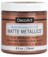 Americana Decor Matte Metallics 8oz-Rose Gold - $15.88