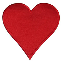 Love Heart Iron On Trendy Embroidery Patch 7 Inch Vet Badge Shirt Jeans Applique - £21.97 GBP