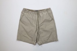 Vintage Y2K 2002 Gap Mens Size Large Blank Lined Above Knee Shorts Trunks Beige - £30.77 GBP