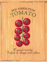 Fresh Grown Tomato Garden Produce Metal Sign - $19.95
