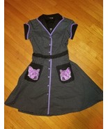 NWT Sourpuss Frankenstein Bulldog Frenchie Dress Small Halloween Punk Lo... - $89.00