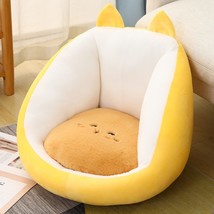 Cartoon Fruit Animal Plush Cushion Stuffed Soft Surroundings Waist Protection Pi - £30.64 GBP
