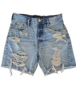 Aeropostale™ ~ Size 4 ~  Frayed Hem Distressed ~ Denim Cotton 90&#39;s Baggy... - $42.10 CAD