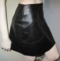 WOMEN&#39;S LADIES MORGAN DE TOI Leather Faux Skirt Sz 40 - $11.99