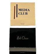 Vintage Media Club Matchbooks Bob Chase Personalized Matchbook Lot Adver... - $17.10