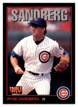 1993 Triple Play Ryne
  Sandberg   Chicago Cubs Baseball Card
  GMMGD_1a - £2.35 GBP