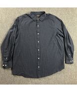 Bonobos Shirt Mens 2XL Long Blue Button Up Prominent Fit Pocket Flannel ... - €17,13 EUR