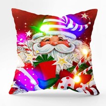 Pillowcase with light, decorative pillowcase, Christmas gifts, illuminated pillo - £6.32 GBP