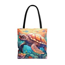 Tote Bag, Turtle bag, Beach Tote Bag, 3 Sizes Available - £22.37 GBP+