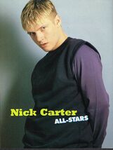 Nick Carter - Backstreet Boys - 11" x 8" Teen Magazine Pinup Mini Poster - $4.94