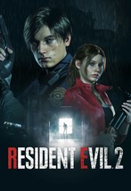 Resident Evil 2 Game Poster | Leon Kennedy Claire Redfield | NEW | USA - £15.63 GBP