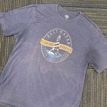 IZOD Saltwater Relaxed Classics Coastal Living Lighthouse T-Shirt Men&#39;s XL - $17.99