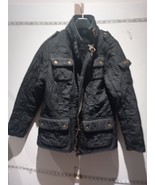 Barbour Black Womens  Jacket Size 10uk Express Shipping - £31.24 GBP