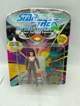 1992 Star Trek The Next  Generation Lieutenant Deanna Trio Playmates Figure - £3.90 GBP