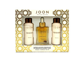 Joon Secrets Saffron &amp; Rose Hydrating Set(Shampoo/Conditioner/Hair Oil) - £29.30 GBP
