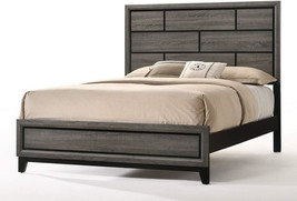 Acme Valdemar Eastern King Bed In Weathered Gray - $423.93