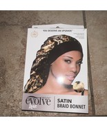 Firstline Evolve Luxe SATIN BRAID BONNET EXTRA LARGE Night Cap Leopard - $187.97 MXN