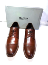 Kenneth Cole Mens Leather size 11-M Dark Cognac Oxford shoes New in Box - $87.24