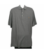 POLO RALPH LAUREN Gray Heather Cotton Soft Touch Classic Fit Polo Shirt 2XB - $69.99