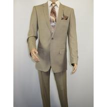 Men's Suit by Giorgio Cosani Textured Wool/Cashmere Blend 901-14 Beige 40 Long image 3