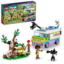 LEGO Friends Newsroom Van 41749 Building Toy Set, Creative Fun for Ages 6+, Incl - £32.64 GBP