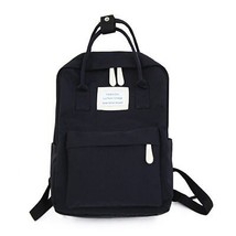 Women School Bags for Teenagers Girls Hot Canvas Backpa Candy Color Waterproof   - £22.24 GBP