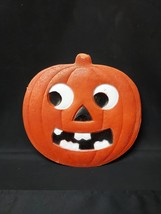 1930s Halloween Diecut EMBOSSED Thick Paper Pumpkin 10&quot; Made In Germany ... - $2,430.03 MXN