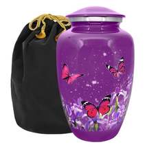 Mystic Butterfly Adult Cremation Urn for Human Ashes - £53.55 GBP+