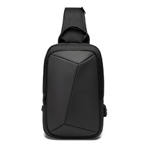 Multifunction Men&#39;s Oxford Waterproof USB Crossbody Bag Shoulder Bags Travel Mes - £47.96 GBP