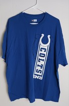 Indianapolis Colts Shirt Men 2XL Blue Crew Short Sleeve Footbal NFL Team... - $252.48 MXN