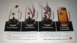 1987 Stella Artois Beer Ad - Extravagant Exorbitant - £14.53 GBP