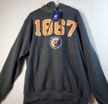 Morgan State University Bears Hoodie Size Large Gray Knit Cotton Long Sleeve NWT - £19.54 GBP