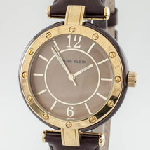 Anne Klein Gold Plated Quartz Watch Iridescent Dial 10/9994 - £117.03 GBP