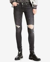Levis Womens Distressed Skinny Fit Jeans, Size 24W X 30L - £30.67 GBP