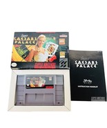 Super Nintendo Video Game vtg SNES box 1993 Super Caesars Palace Poker C... - $29.65