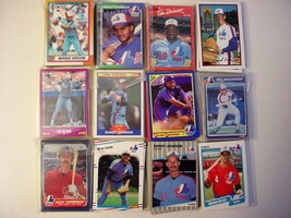 Lot of (12) Complete Montreal Expos Baseball Team Sets-1985-1991 - £7.90 GBP