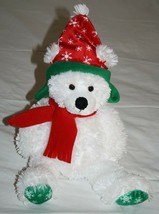 Ty Classic Fargo Christmas Holiday Bear 14&quot; Plush Soft Toy Stuffed Anima... - £10.79 GBP