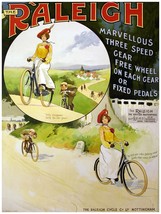 7639.Decoration Poster.Home Room art print.Raleigh vintage early bicycle.Bike - £12.78 GBP+