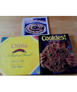 PAMPERED CHEF DELIGHTUL DESSERTS/COOKIES!/OFELIA--LOT 3 COOKBOOKSI-EXCEL... - $20.50 CAD