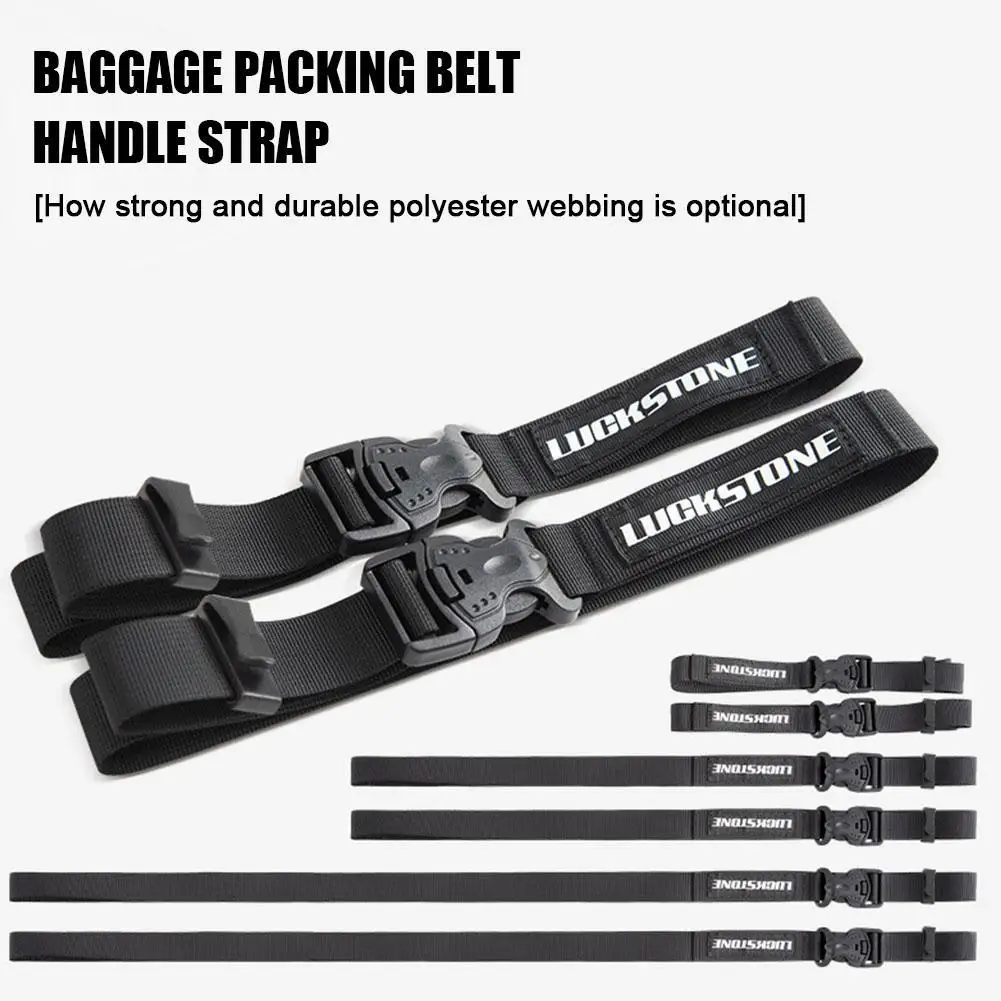 Travel Tied Belt 2Pcs Durable Nylon Cargo Tie Down Luggage Lash Belt Strap - £8.82 GBP+