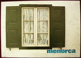 Original Poster Spain Menorca Balearic Baleares Palma Window Old House - £78.01 GBP