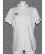 NIKE Dri-Fit Canada Basketball Logo White Polo Golf Shirt Wm&#39;s L NWT 2005 - $39.64 CAD