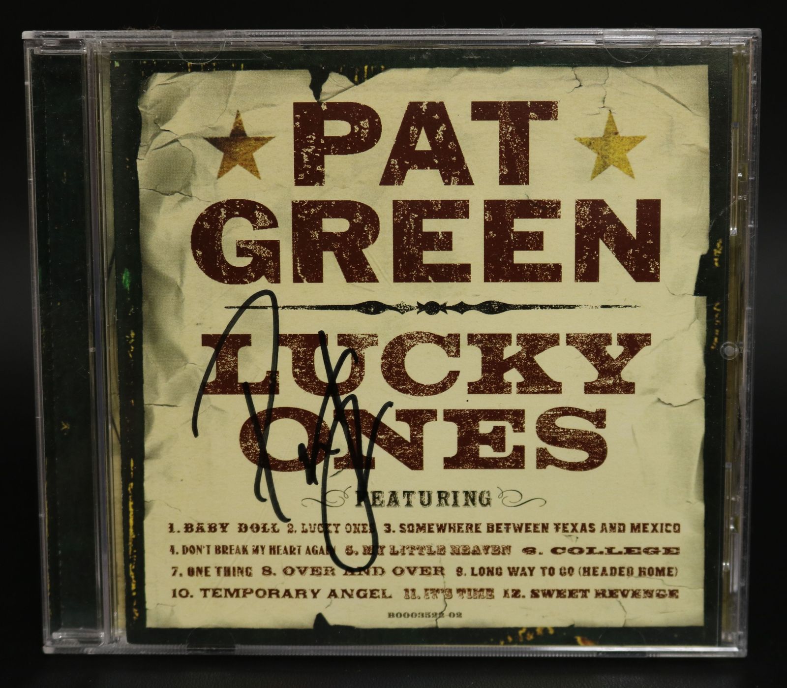 Pat Green Signed Autographed &quot;Lucky Ones&quot; Music CD - $49.99